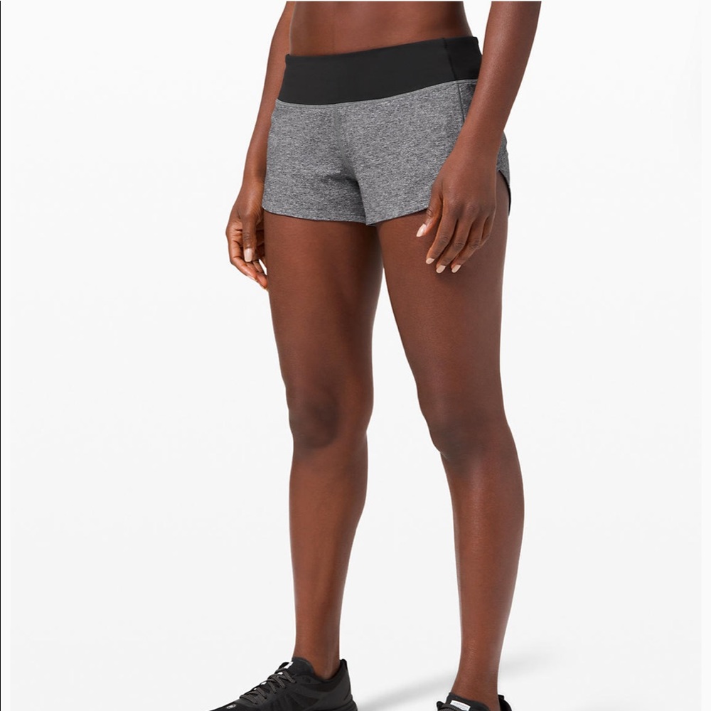 Lululemon Speed up short grey 2.5